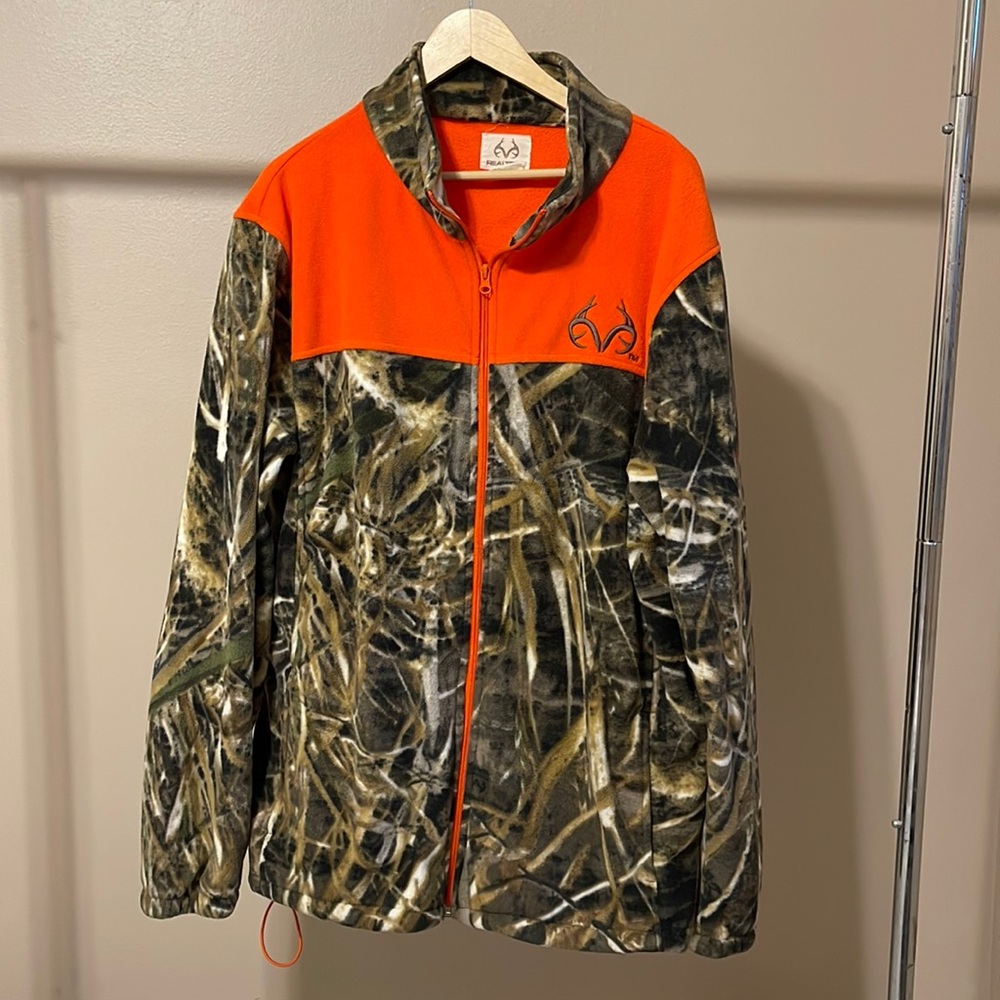Realtree fleece zip up